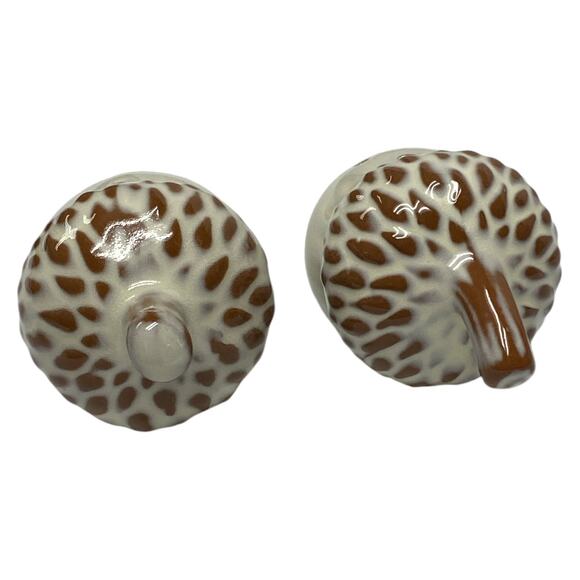 Target Casual Home Acorn Salt and Pepper Terra Cotta Clay MIB - Picture 7 of 9